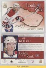2002-03 Pacific Crown Royale Lords of the Rink Saku Koivu #13