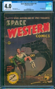 Space Western Comics #45 🌟 CGC 4.0 🌟 Last Issue! GGA Golden Age Charlton 1953 - Picture 1 of 2