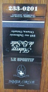 POLO SPORTS HORSE MATCHBOOK MATCHCOVER: INNER CIRCLE (OTTAWA, ONTARIO) -E21 - Bild 1 von 1