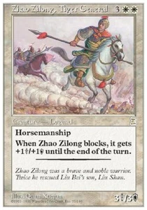 Zhao Zilong, Tiger General ~ Portal Three Kingdoms [ Excellent ] [ Magic MTG ] - Picture 1 of 2