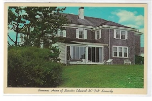 VTG Postcard Summer Home of Senator Edward "Ted" Kennedy Massachusetts - Bild 1 von 2