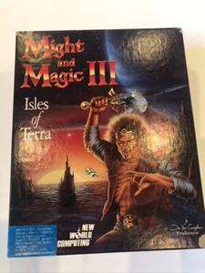 Might and Magic III Isles of Terra New World Computing PC RPG big box - Picture 1 of 11