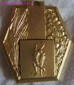 BG11082 - ABZEICHEN MEDAILLE VIe JEUX DU VAL DE MARNE 1972 BASKETBALL - Bild 1 von 2