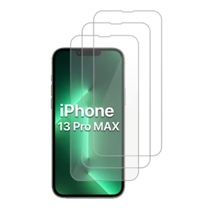 iPhone 13 Pro MAX Screen Protectors (3 Pack) Premium Tempered Glass Film Shield - Picture 1 of 3