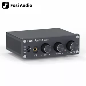 Fosi Audio Q4 Kopfhörer Verstärker DAC Digital zu Analog Audio Converter Decoder - Bild 1 von 7