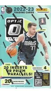 DONRUSS OPTIC 2022-23 BASKETBALL FACTORY SEALED "IN STOCK" RETAIL (20 PACK) BOX - Picture 1 of 2