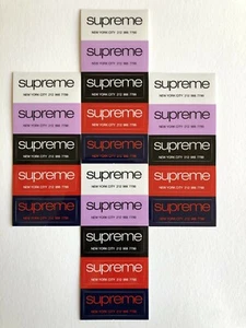 Supreme Shop Mini Sticker 100% Authentic SS20 Season - Bild 1 von 2