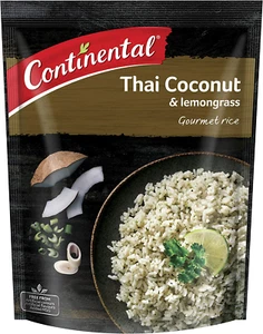 CONTINENTAL Gourmet Rice (Side Dish) | Thai Coconut & Lemon Grass, 115G - Picture 1 of 11