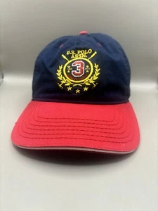 US Polo Assn Hat Cap Strapback Adjustable Blue/Red Dad Hat - Picture 1 of 10