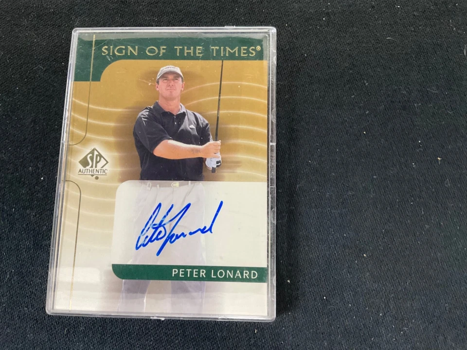 2003 SP Authentic - Sign of the Times #PL Peter Lonard (AU, RC) - Image 1 of 2