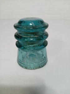 Hemingray Insulator Patented May 2 1893 Blue - Picture 1 of 13