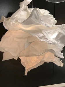 Ikea KRUSNING Pendant lamp shade, white, 85 cm, Brand New Item - Picture 1 of 3