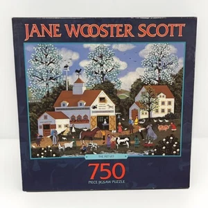 Ceaco Jane Wooster Scott 750 Pcs Jigsaw Puzzle The Pet Vet Traditional Americana - Picture 1 of 1