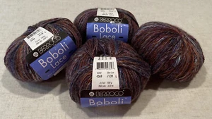 Hilo de encaje Berroco Boboli color 4369 semilla de amapola 350 yd 3,5 oz lana acrílico viscosa - Imagen 1 de 5