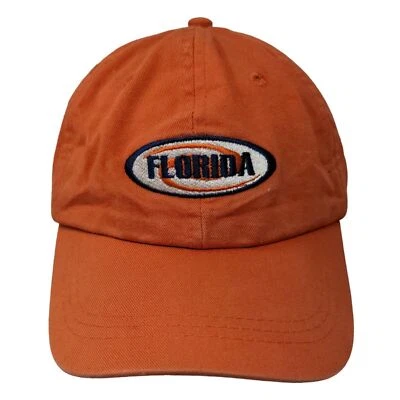 Fahrenheit Men's Slideback Hat Orange Adjustable Embroidered Logo Cotton - Image 1 of 4