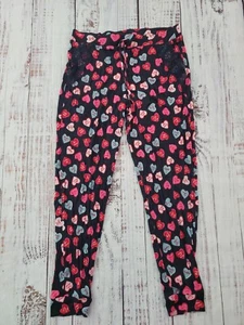 Betsey Johnson Candy Hearts Cropped Jogger Lounge Pants Women's L - Picture 1 of 11