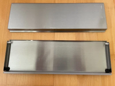 Edelstahlklappe, Deckel Briefklappe Inox Briefschlitz Briefkasten Briefeinwurf - Bild 1 von 3