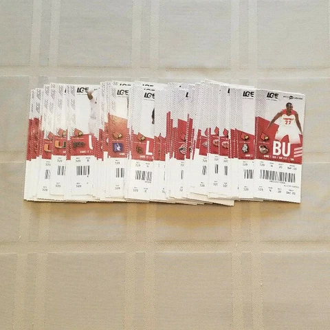 2014-15 LOUISVILLE CARDINALS BASKETBALL TICKET STUBS Cover