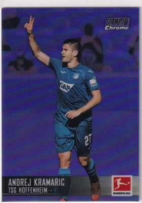 Topps Stadium Club Chrome Bundesliga No. 54 Andrej Kramaric Purple 17/299 - Image 1 of 2