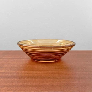 Very Rare Vintage Aino Aalto Bölgeblick Small Amber Glass Bowl - Picture 1 of 3