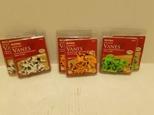 Allen 68550 Super-Flex 2" Vanes-PK OF 2EA OF Green, Orange, White Camo-LOT OF 10 - Picture 1 of 1