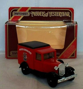 MATCHBOX Models of Yesteryear Y-22 1930 FORD MODEL 'A' VAN CANADA POST Issue 2 - Picture 1 of 7