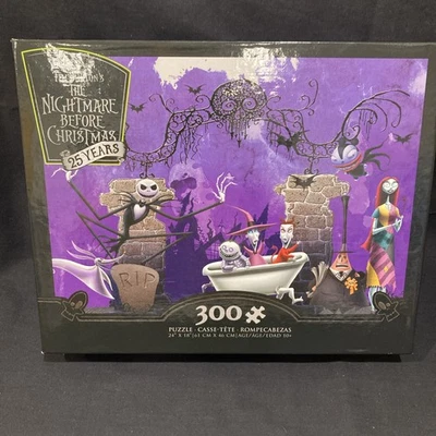 DISNEY Tim Burton’s The Nightmare Before Christmas 300 Piece Puzzle 25 Years - Image 1 of 4
