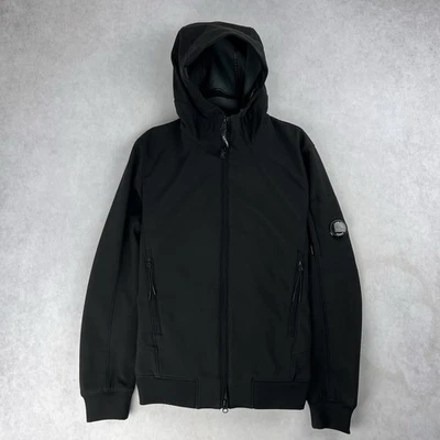 CP Company Soft Shell Lens Jacket Medium Coat Black 5668 - Image 1 of 4