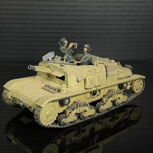Italeri M40/75-18 1/45 Construido y Pintado Segunda Guerra Mundial Italiano SPG - con Figuras de Soldado - Imagen 1 de 12