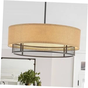 4-Light Modern Farmhouse Chandelier for Dining Room, Rustic Chandelier with - Picture 1 of 8