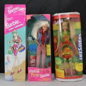Konvolut 3: 1990-2000er Jahre Cola, Life Saver & Kool Aid Barbie Puppen - Bild 1 von 4