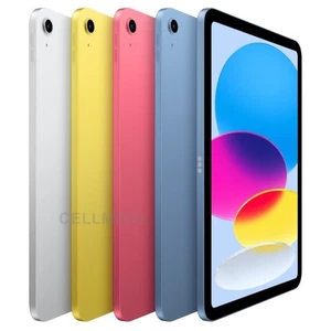 Apple iPad 10th Gen (64GB) 10.9" (Wi-Fi + 5G / 4G LTE) Global Unlocked GSM+CDMA - Picture 1 of 16