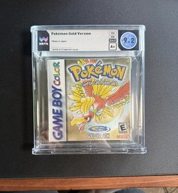 Pokemon Gold Version GBC Sealed WATA graded 9.2 A+ Seal