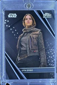 Jyn Erso 2023 Topps Star Wars Chrome Black #100 - Picture 1 of 2