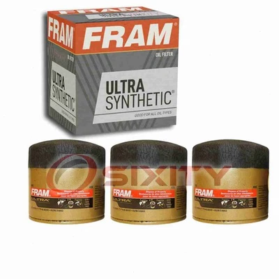 3 pc FRAM Ultra XG16 Engine Oil Filters for VF1 CF103 BF-550 AF-1 618-51085 xk - Image 1 of 4