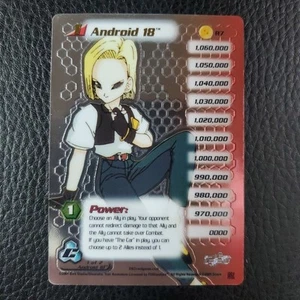 Android 18 R7 HT Hi-Tech  Redemption  Promo DBZ Dragon Ball Z CCG Score - Picture 1 of 1