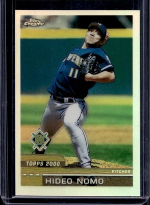 2000 Topps Chrome Hideo Nomo 折射器 #159 酿酒商 — 第 1/2 张图片