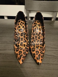 Aldo Leopard Pointed Toe Heels Stessy Size 8.5 - Picture 1 of 6