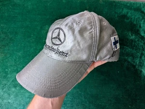● VINTAGE KIMI RAIKKONEN MERCEDES BENZ F 1 CLASSIC ONE SIZE SILVER CAP ● - Picture 1 of 12
