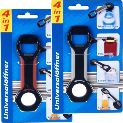 2x Universalöffner Glasöffner Deckelöffner Universal Schraubdeckelöffner Öffner - Bild 1 von 4
