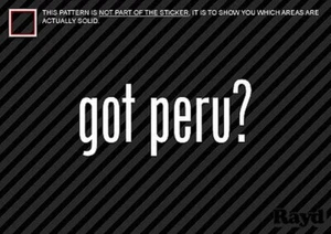 (2) Got Perú Pegatina - Picture 1 of 1