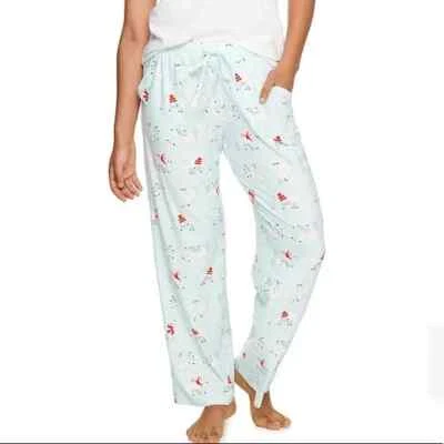 NWT Sonoma Plus Intimates Straight Fit The Everyday Sleep Pant, Polar Bears, 2X - Image 1 of 4