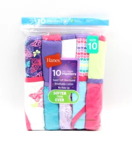 Hanes girls hipsters 10pk - Picture 1 of 2