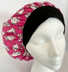 Hello Kitty Print Size Medium Medical Bouffant Scrub Cap Surgery Hat - Picture 1 of 4