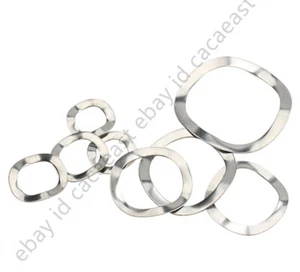 304 Stainless Steel Wave Shaped Washers M3 M4 M5 M6 M8 M10 M13 M16 M19 M23-M51 - Picture 1 of 12