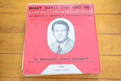 JIMMY SWAGGART "WHAT SHALL THE END BE" LP 12" VINYL SERMON SERIES [23] - Image 1 of 4
