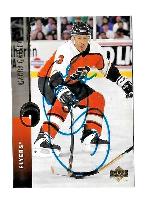 GARRY GALLEY Philadelphia Flyers 1994-95 Upper Deck SIGNED / AUTOGRAPH Card - Image 1 of 1