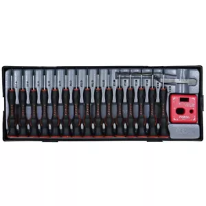 Force T2173A 17pc Jeweler Screwdriver & (de-)Magnetizer: Torx; Phillip; Slotted - Bild 1 von 8