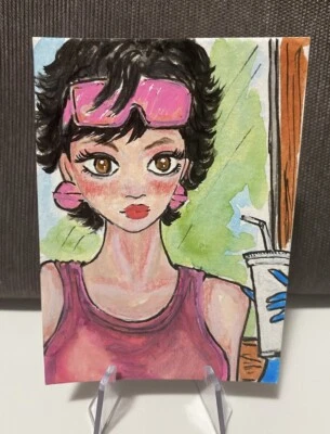Marvel Jubilee Original Art Personal Sketch Card PSC - Image 1 of 2