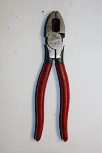 SNAP-ON TOOLS 7" LINEMAN COMBINATION PLIERS SOFT GRIP 57HLP USA - Imagen 1 de 5